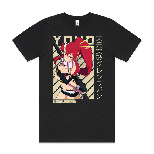 Gurren Lagann Yoko Littner V2 T-Shirt Japanese Anime Tee