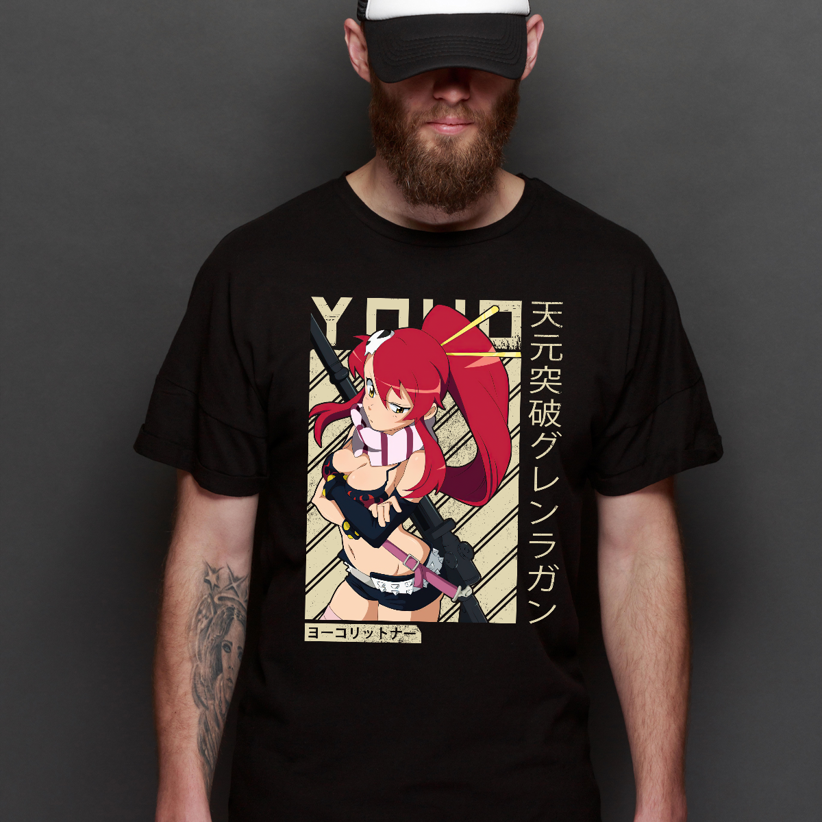 Gurren Lagann Yoko Littner V2 T-Shirt Japanese Anime Tee