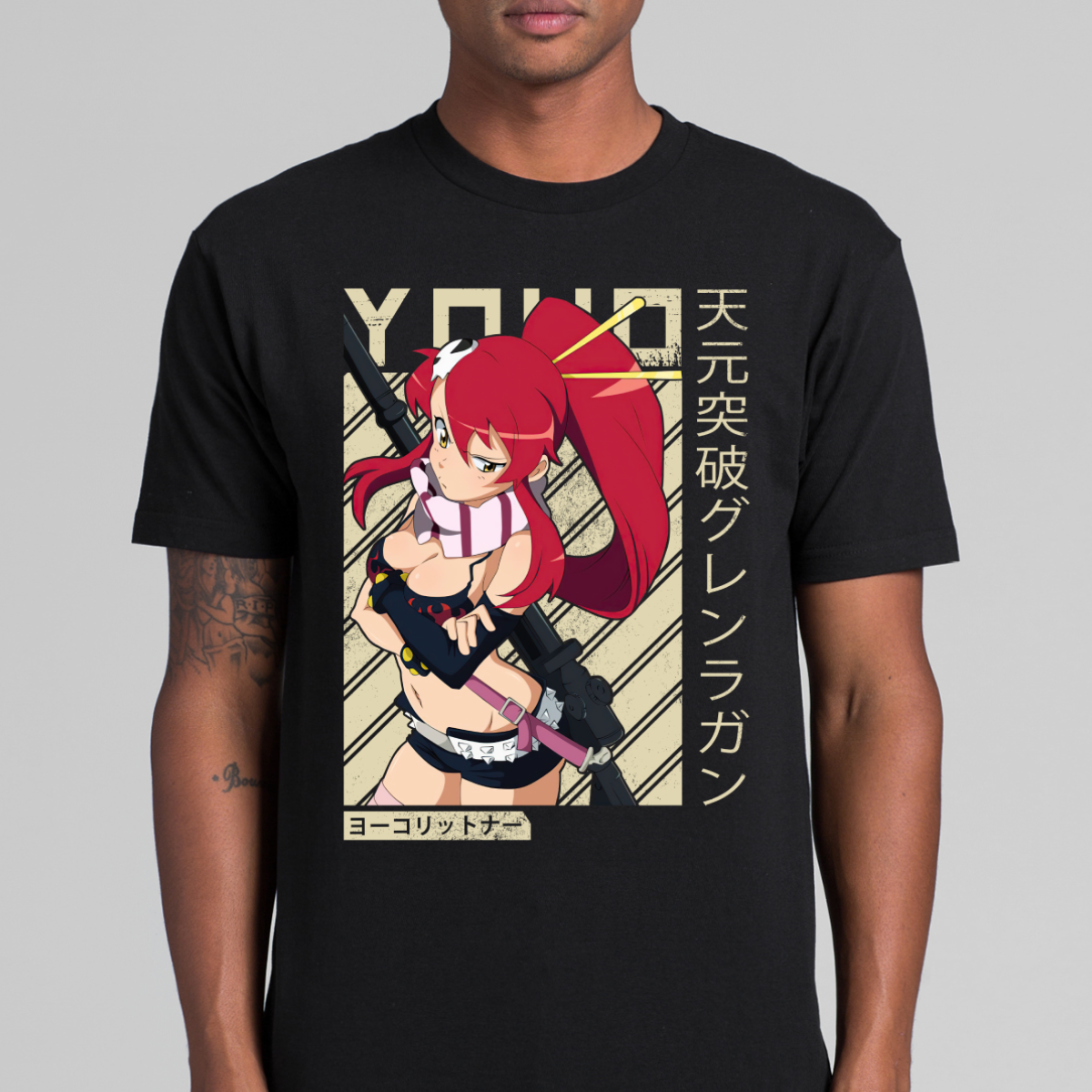 Gurren Lagann Yoko Littner V2 T-Shirt Japanese Anime Tee