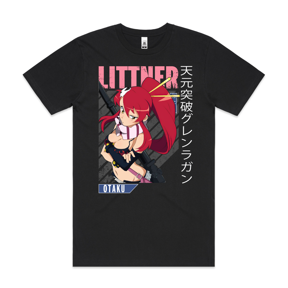 Gurren Lagann Yoko Littner V4 T-Shirt Japanese Anime Tee