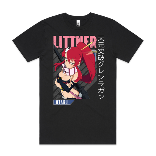 Gurren Lagann Yoko Littner V4 T-Shirt Japanese Anime Tee