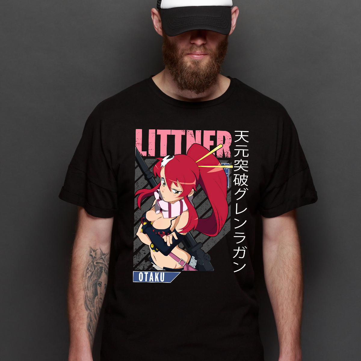 Gurren Lagann Yoko Littner V4 T-Shirt Japanese Anime Tee