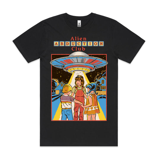 Alien Abduction Club T-shirt Cartoon Tee