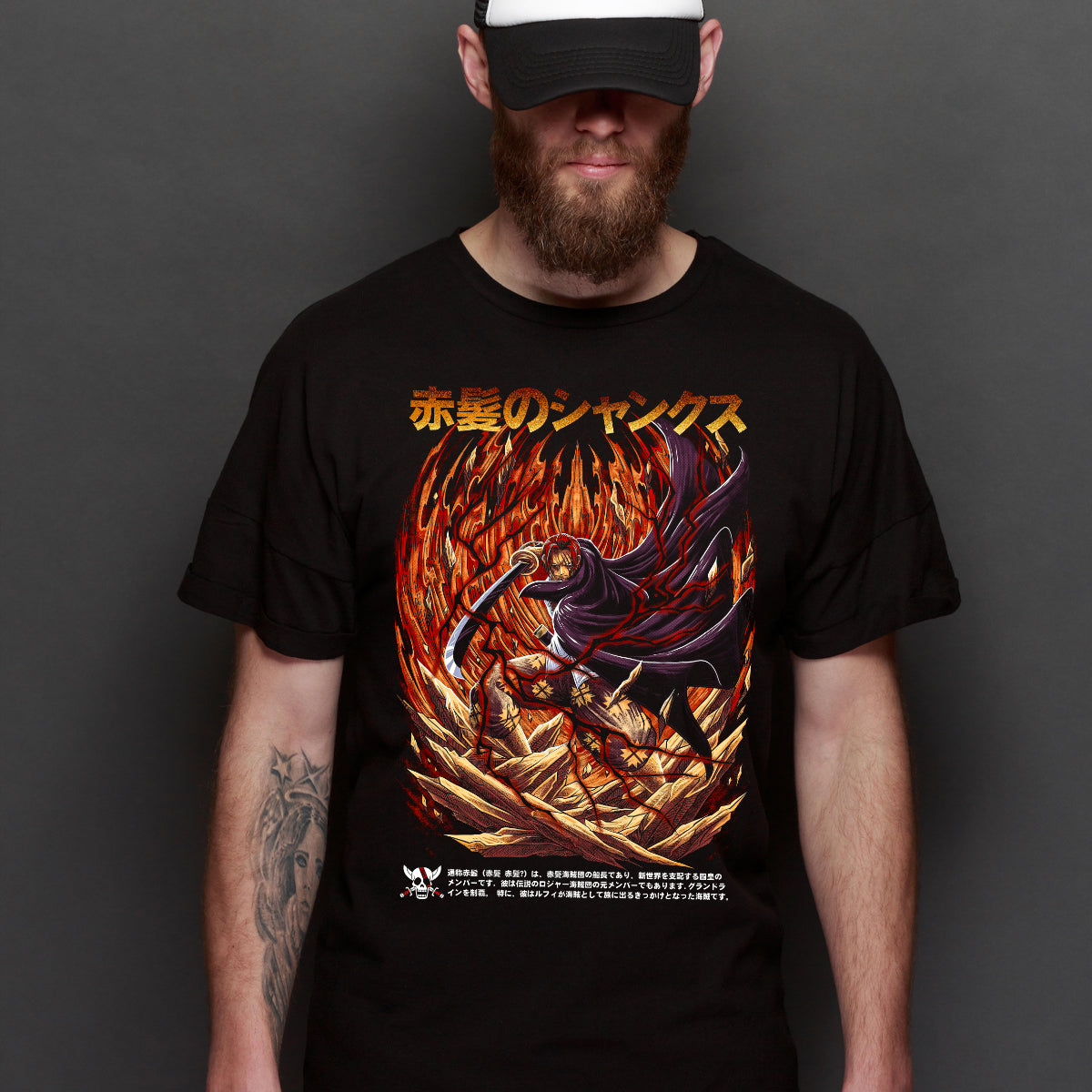 One Piece Shanks T-Shirt Japanese Anime Tee