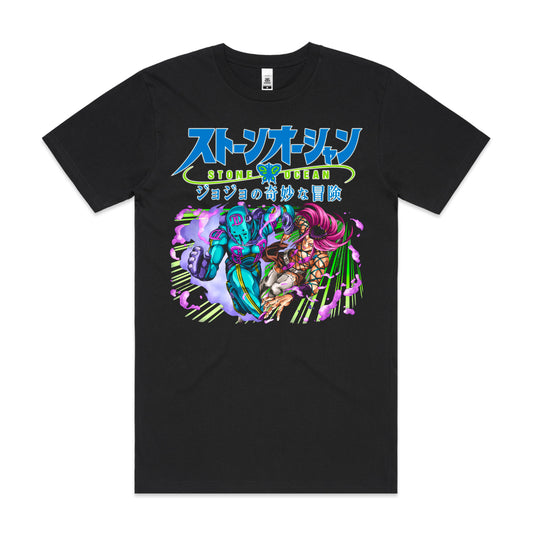 Jojo's Bizarre Adventure V13 T-shirt Japanese anime Tee