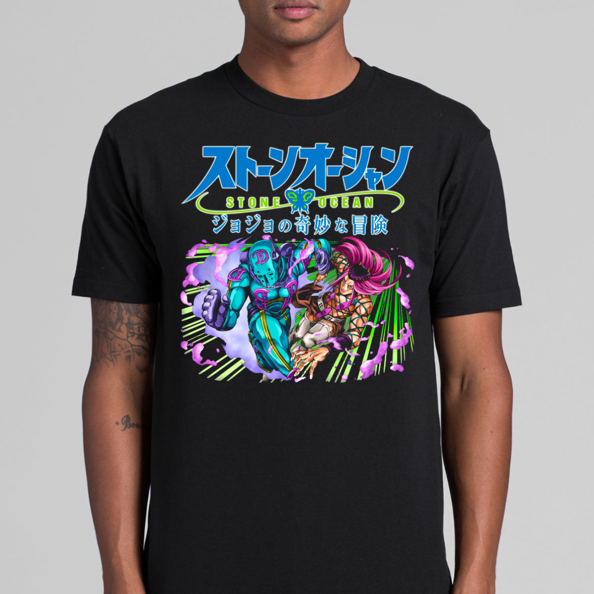 Jojo's Bizarre Adventure V13 T-shirt Japanese anime Tee