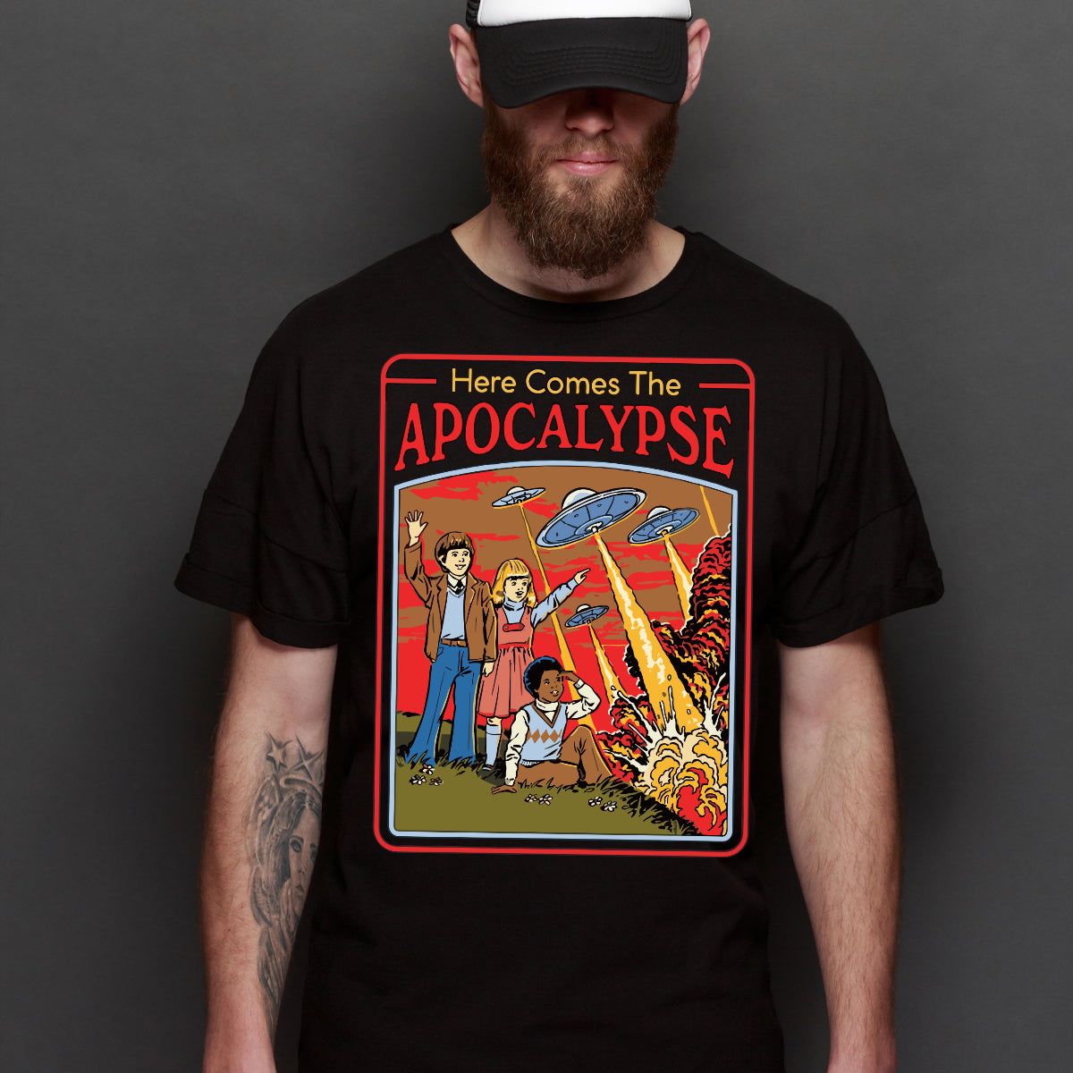Here Comes The Apocalypse T-shirt Cartoon Tee