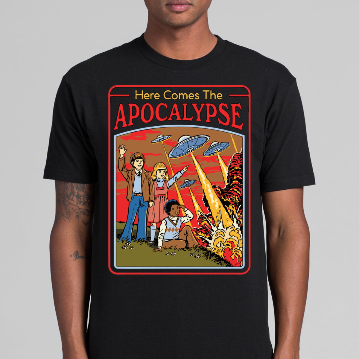 Here Comes The Apocalypse T-shirt Cartoon Tee