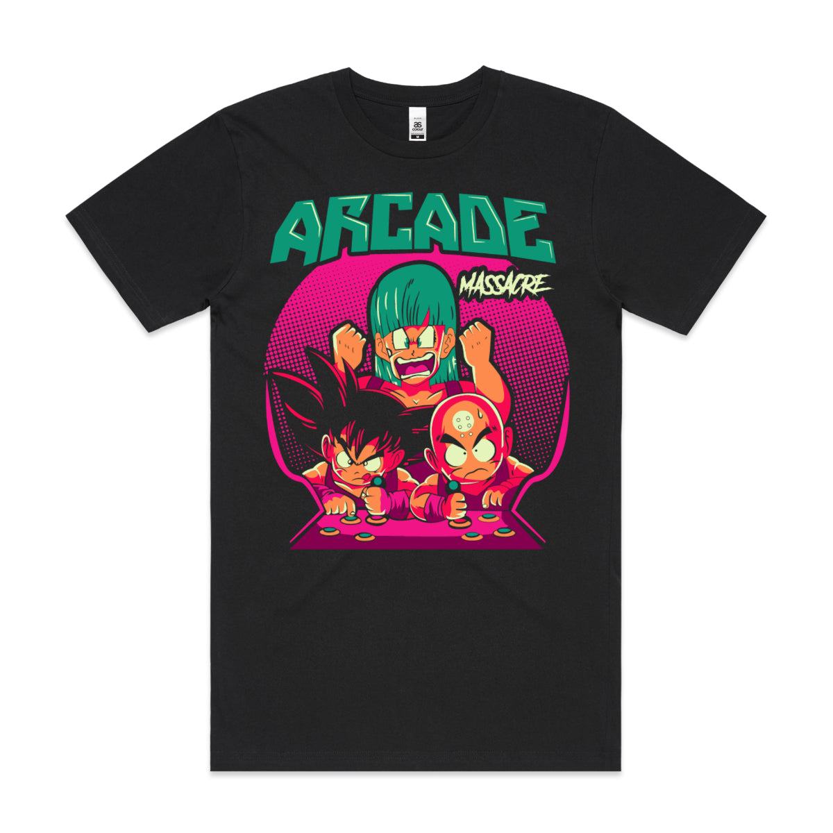Dragon Ball Arcade Massacre T-shirt Japanese Anime Tee