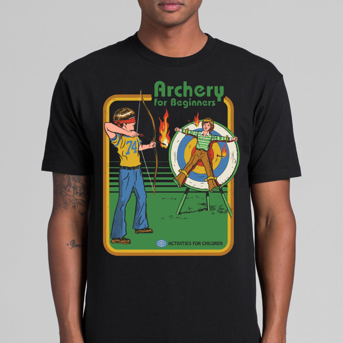 Archery For Beginner T-shirt Cartoon Tee