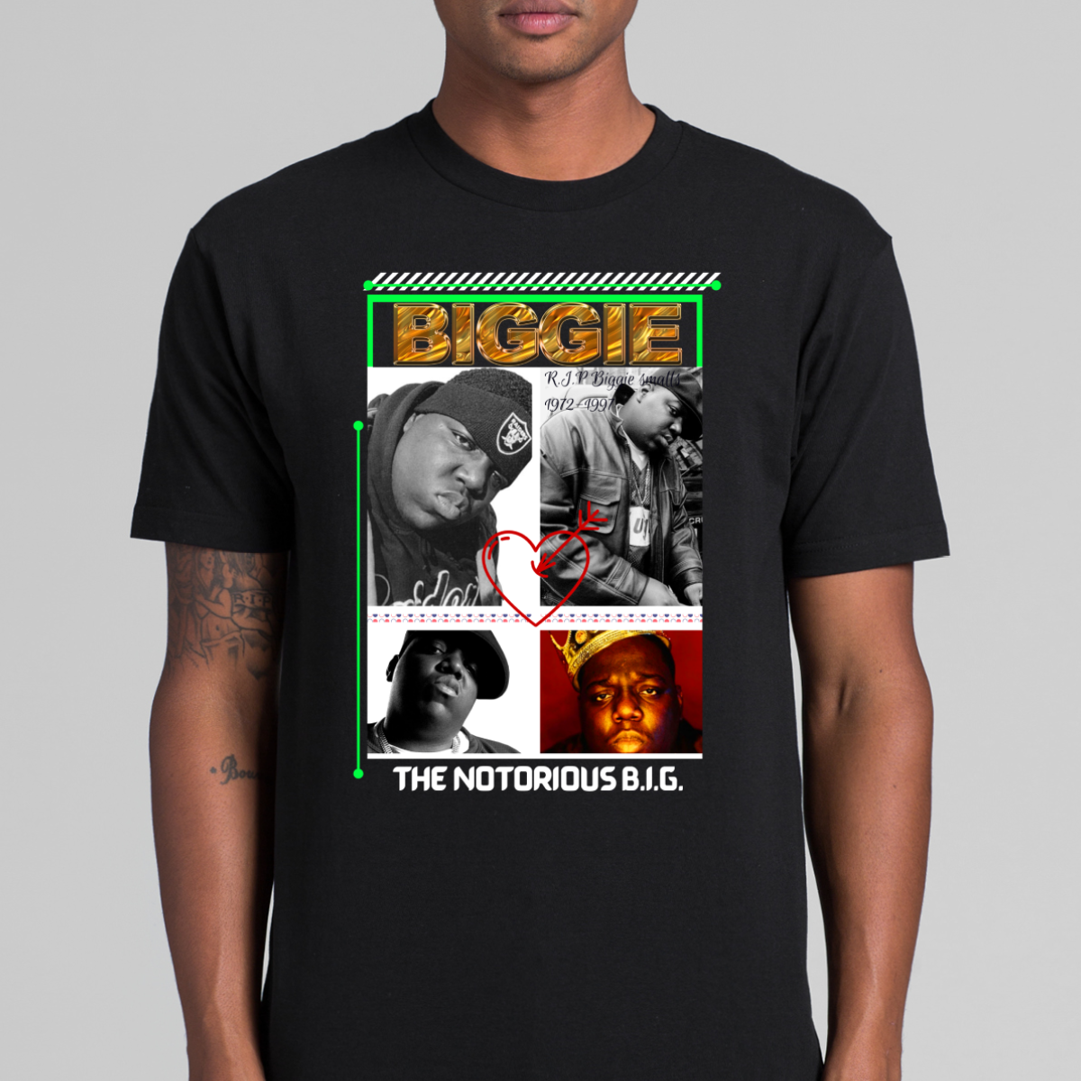 The Notorious B.I.G. V6 T-Shirt Rapper Family Fan Music