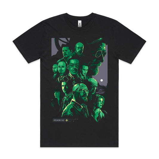 Breaking Bad TV Series T-Shirt Cotton Block Tee
