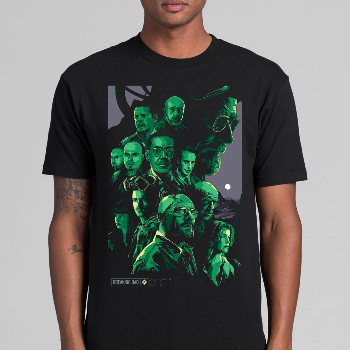 Breaking Bad TV Series T-Shirt Cotton Block Tee