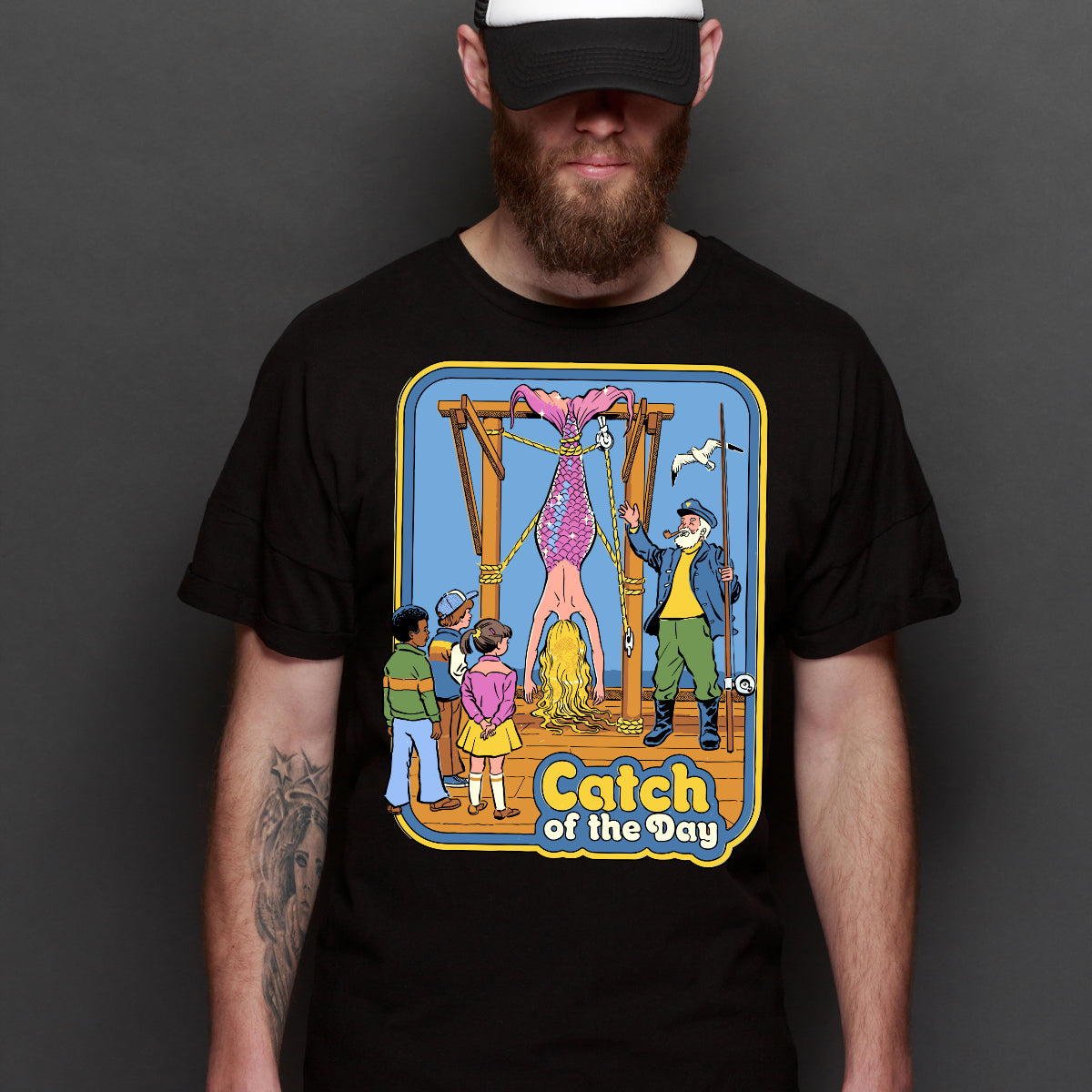 Catch Of The Day T-shirt Cartoon Tee