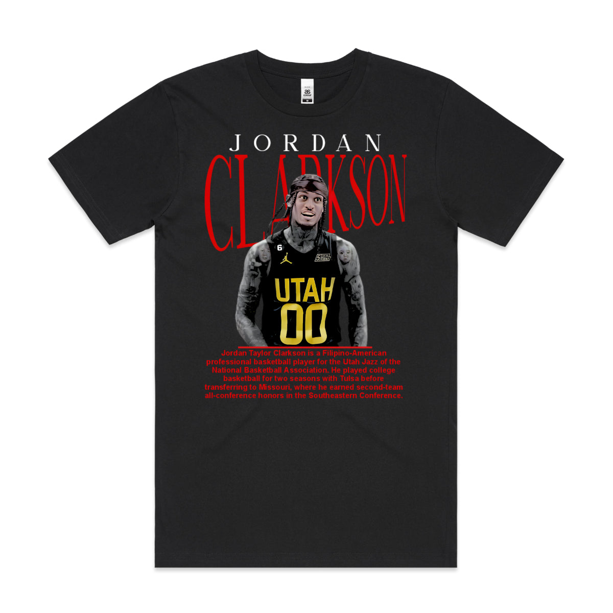 Jordan Clarkson V8 NBA T-Shirt Sport Athlete Family Tee