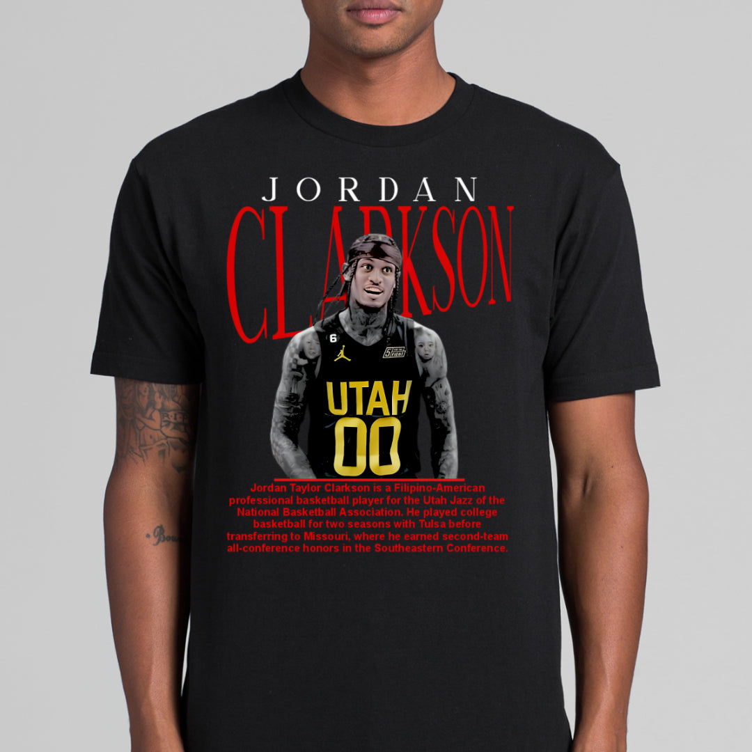 Jordan Clarkson V8 NBA T-Shirt Sport Athlete Family Tee