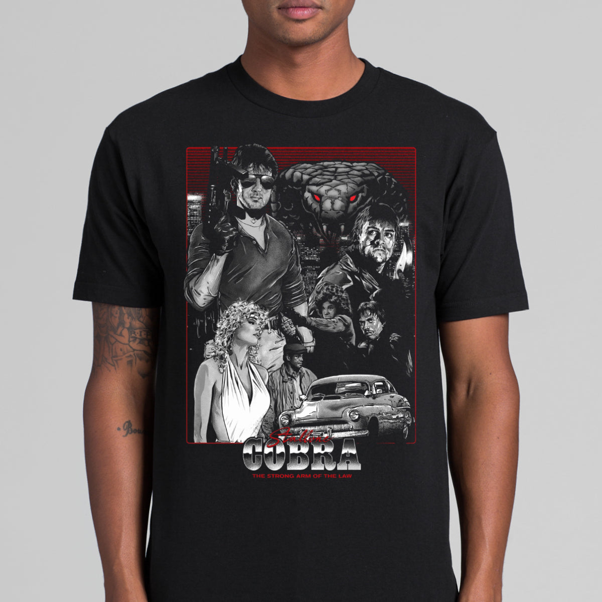 Cobra Movie T-Shirt Cotton Block Tee