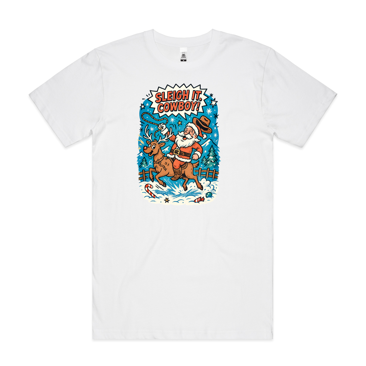 Santa Claus Christmas V3 T-Shirt Cartoon Tee