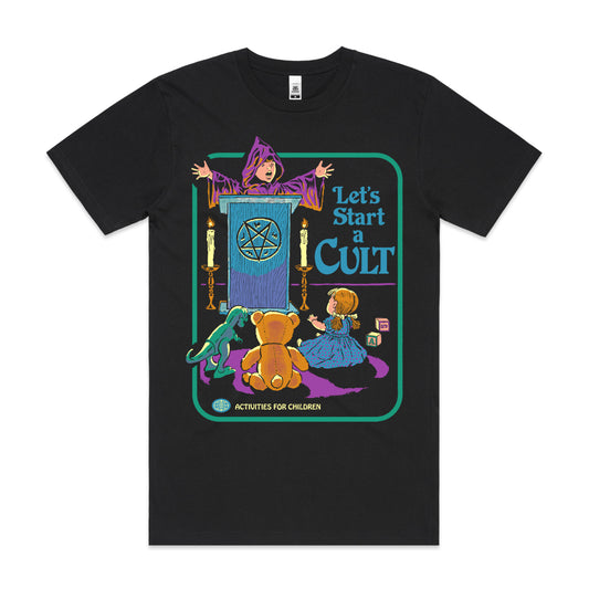 Let's Start a Cult T-shirt Cartoon Tee