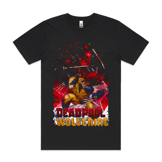 Deadpool & Wolverine V6 T-shirt Marvel Tee