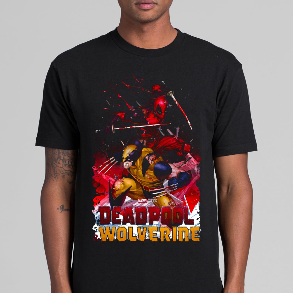 Deadpool & Wolverine V6 T-shirt Marvel Tee