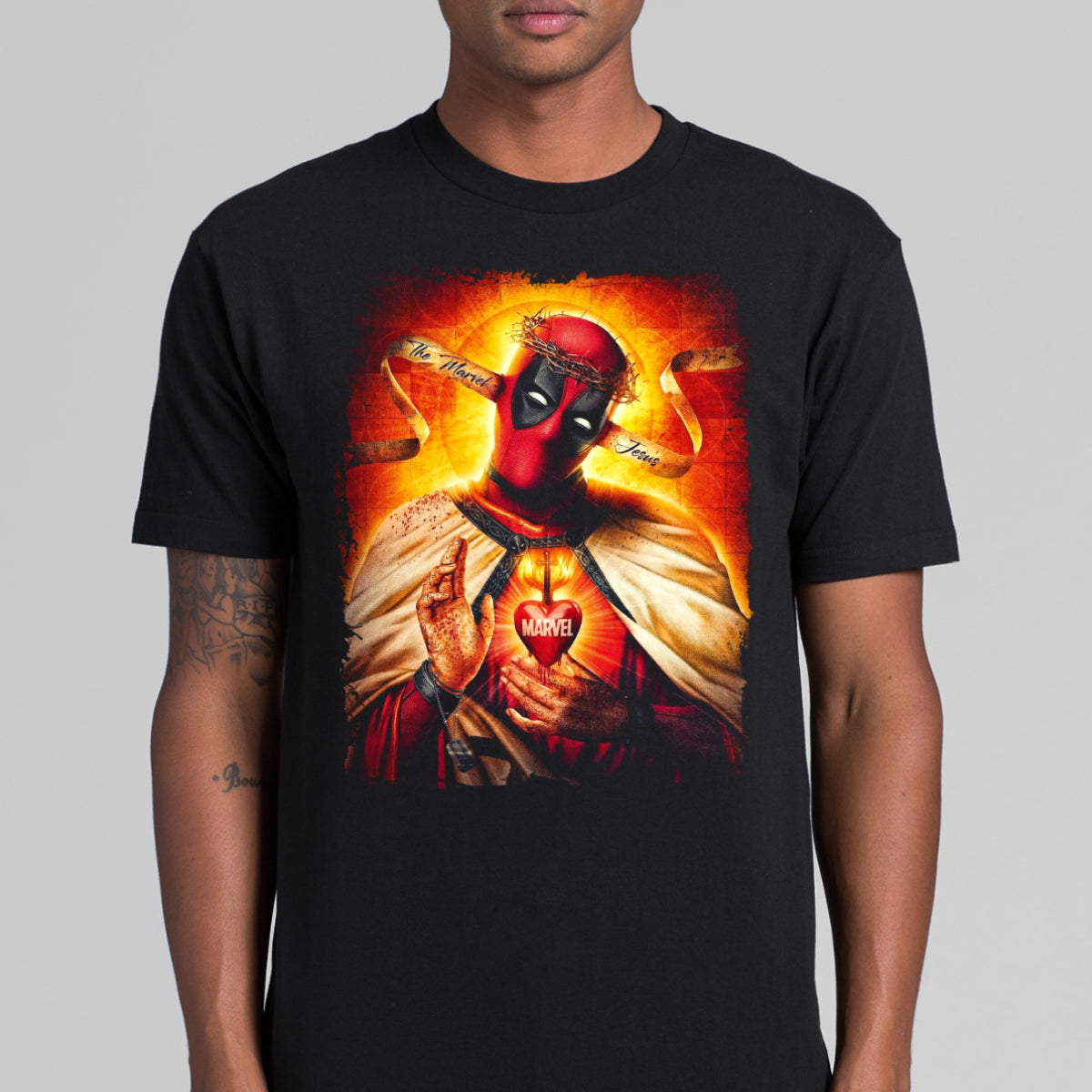 Deadpool Jesus T-shirt Marvel Tee