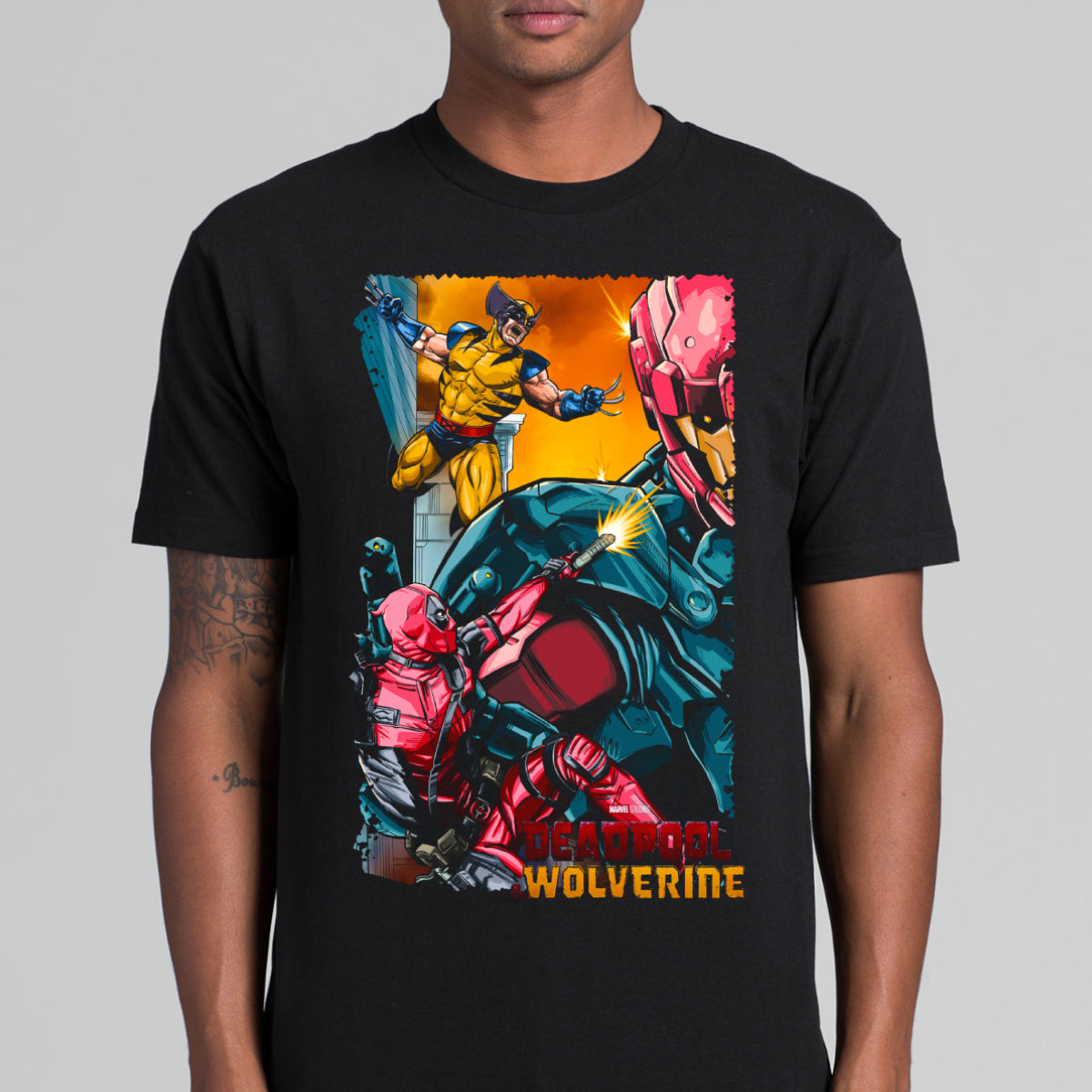 Deadpool & Wolverine V9 T-shirt Marvel Tee