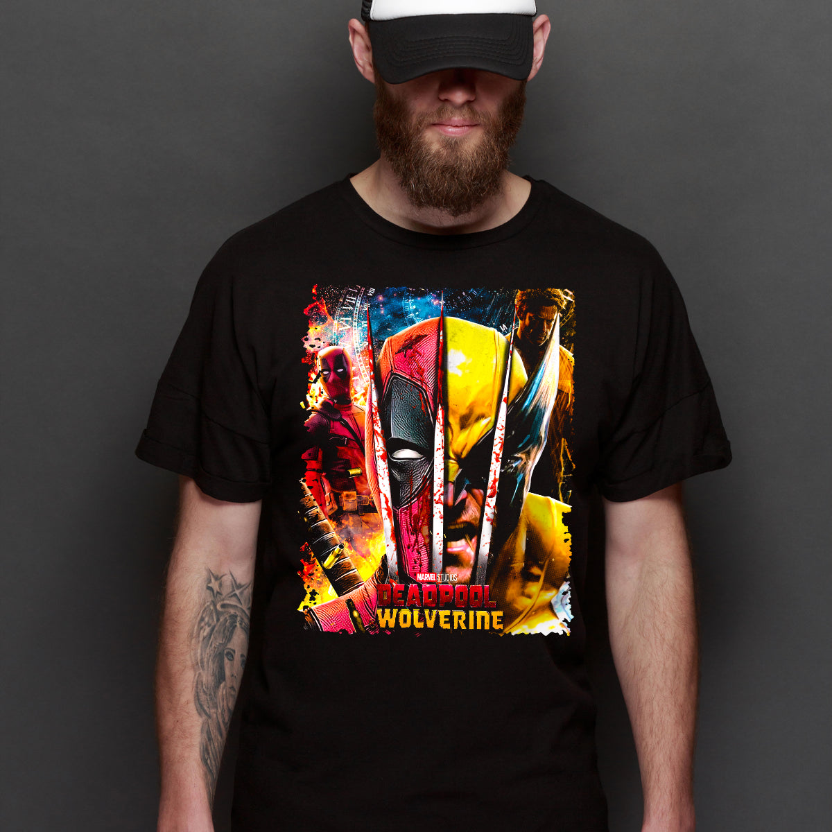 Deadpool & Wolverine T-shirt Marvel Tee