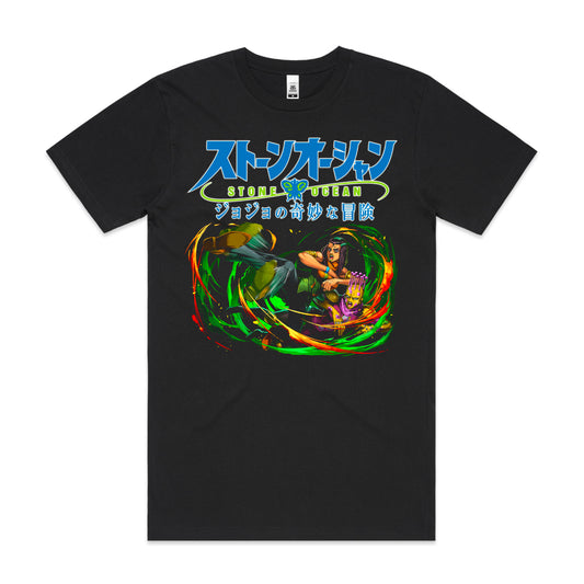 Jojo's Bizarre Adventure V18 T-shirt Japanese anime Tee