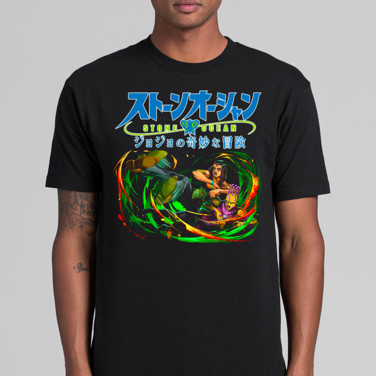 Jojo's Bizarre Adventure V18 T-shirt Japanese anime Tee