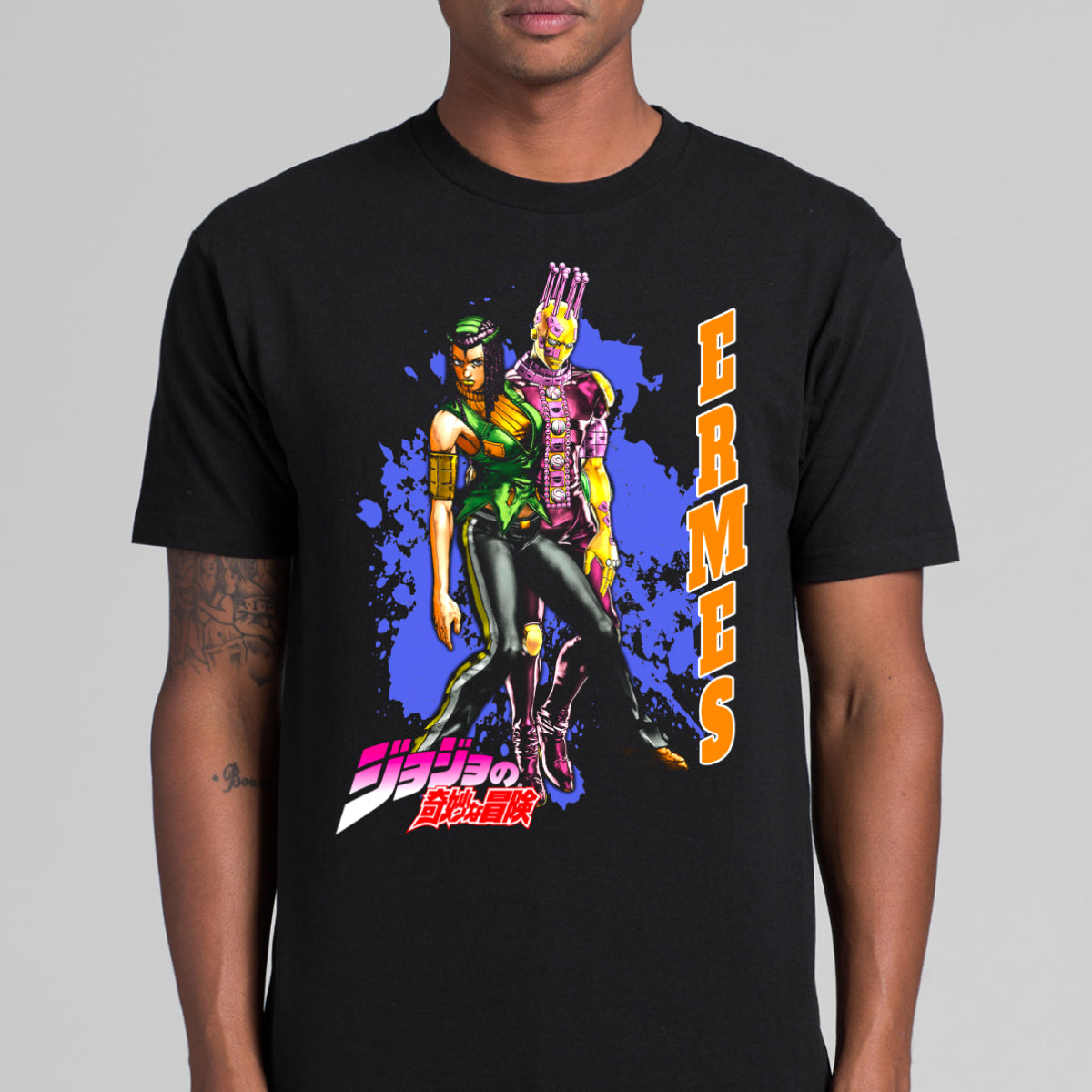 Jojo's Bizarre Adventure V17 T-shirt Japanese anime Tee