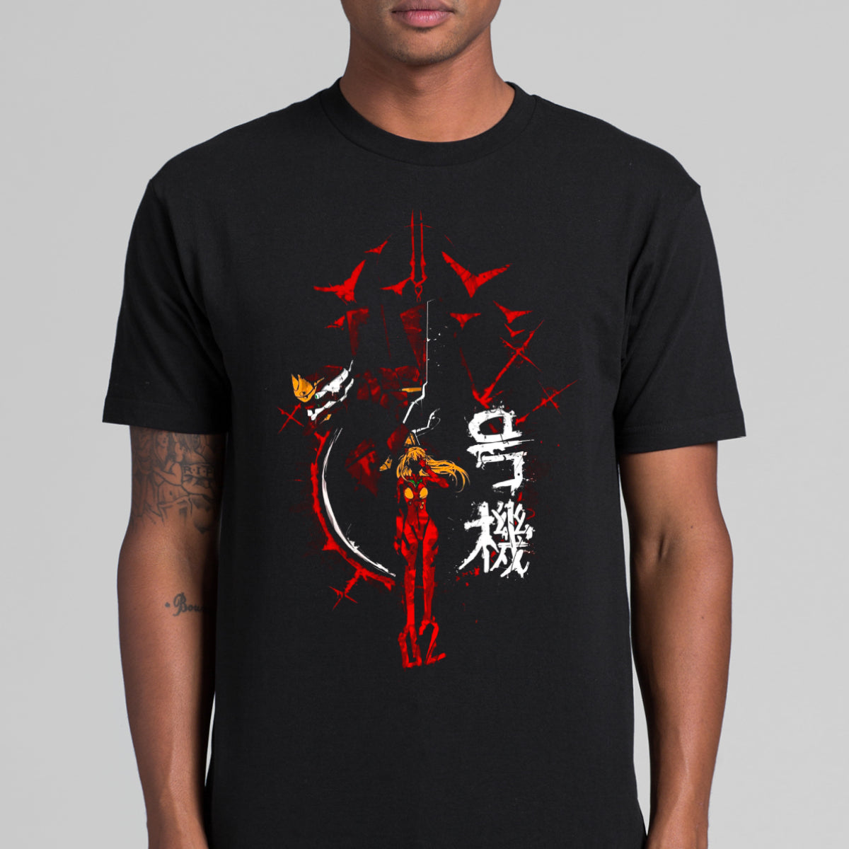 Neon Genesis Evangelion Unit-01 V8 T-Shirt Japanese Anime Tee