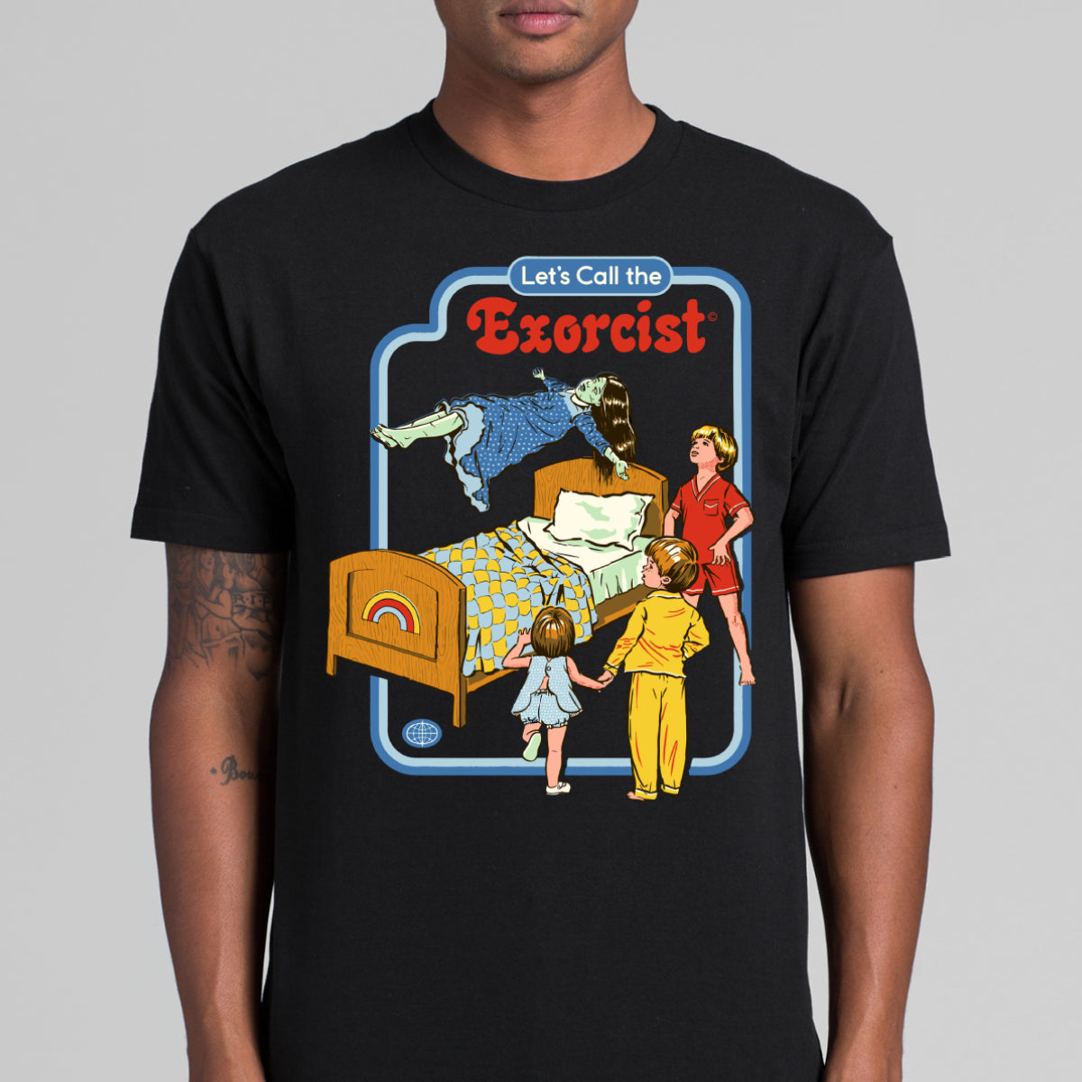 Let's Call the Exorcist T-shirt Funny Cartoon Tee