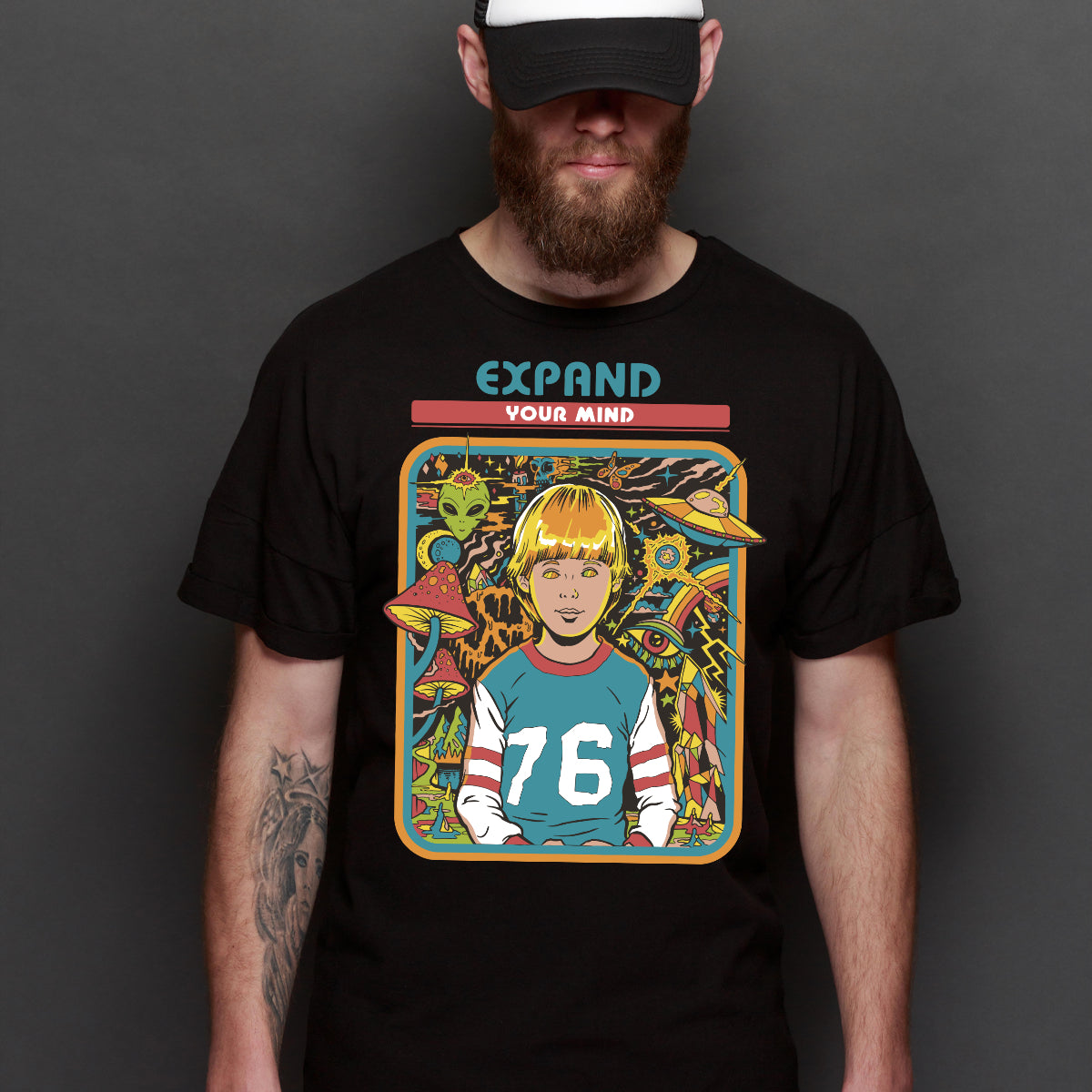 Expand Your Mind T-shirt Funny Cartoon Tee