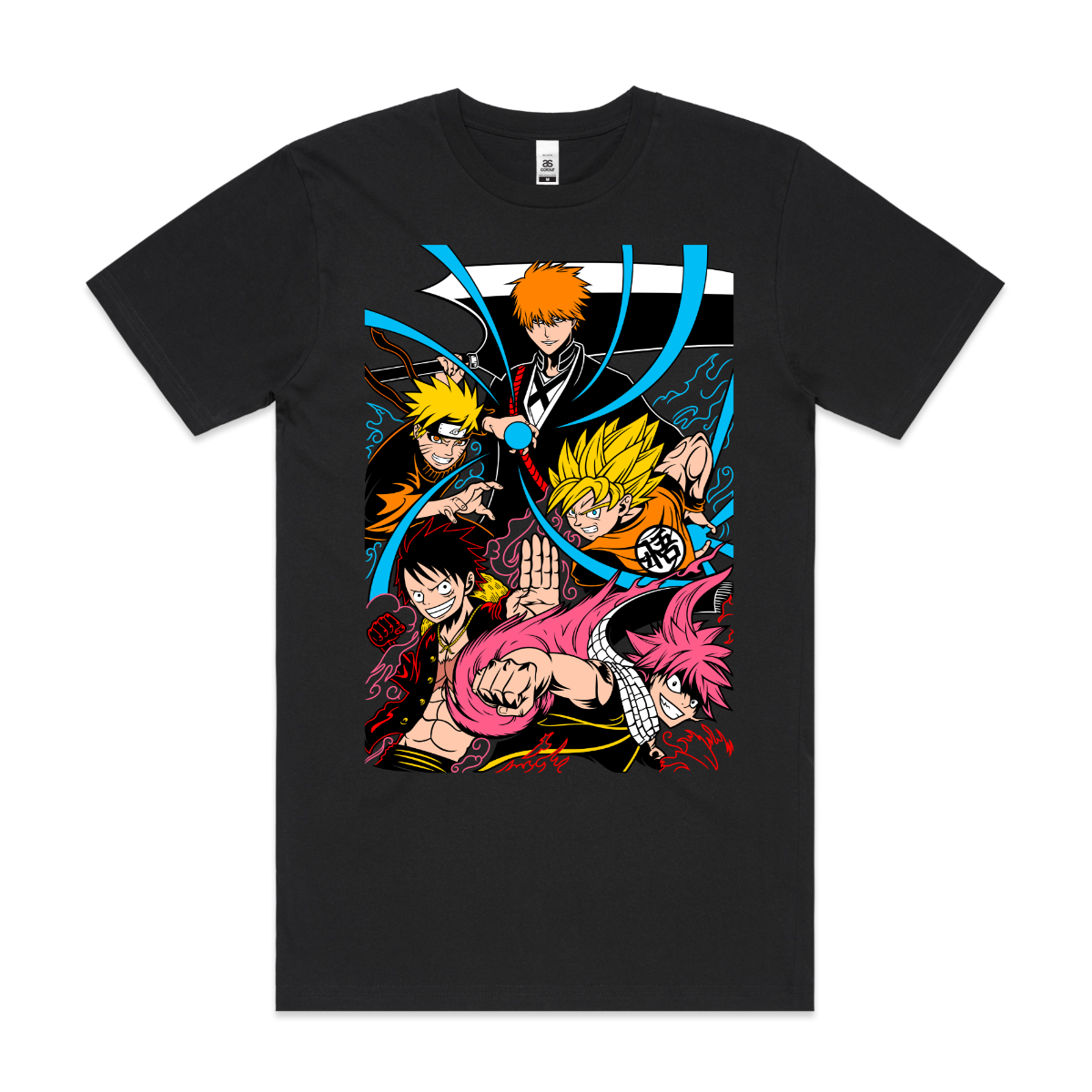 Five Legends T-Shirt Japanese Anime Tee