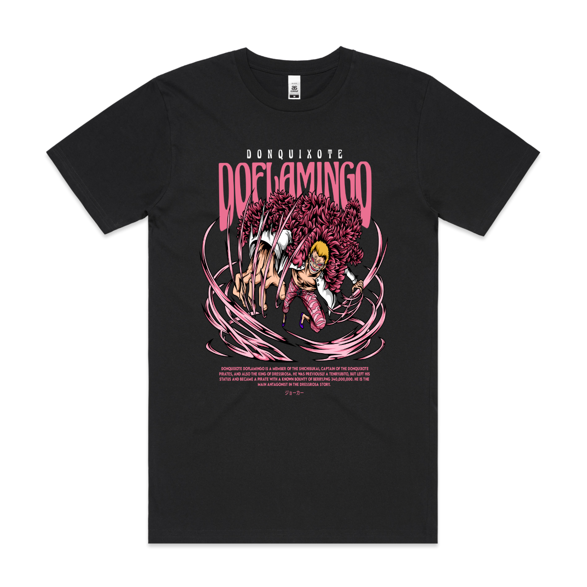One Piece Donquixote Doflamingo T-shirt Japanese Anime Tee