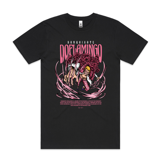 One Piece Donquixote Doflamingo T-shirt Japanese Anime Tee