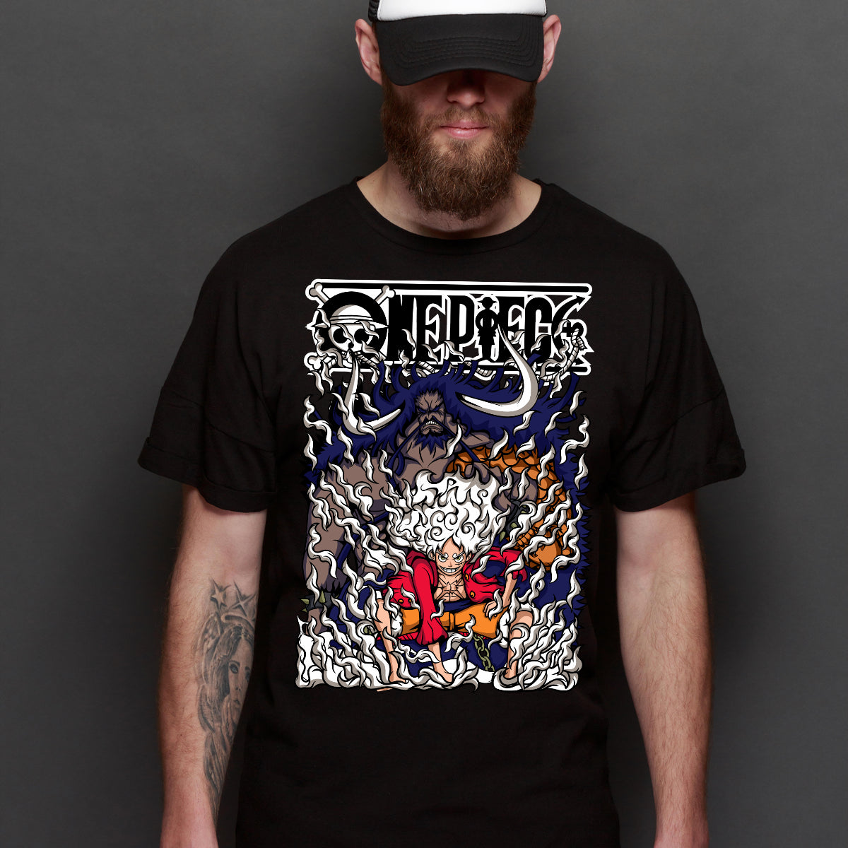 One Piece Luffy V28 T-Shirt Japanese Anime Tee