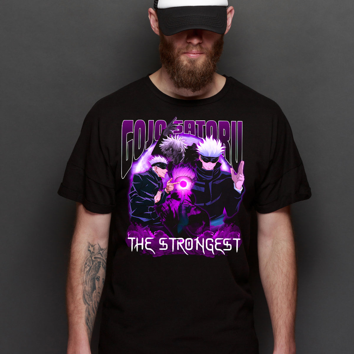 Jujutsu Kaisen Satoru Gojo V12 T-shirt Japanese Anime Tee