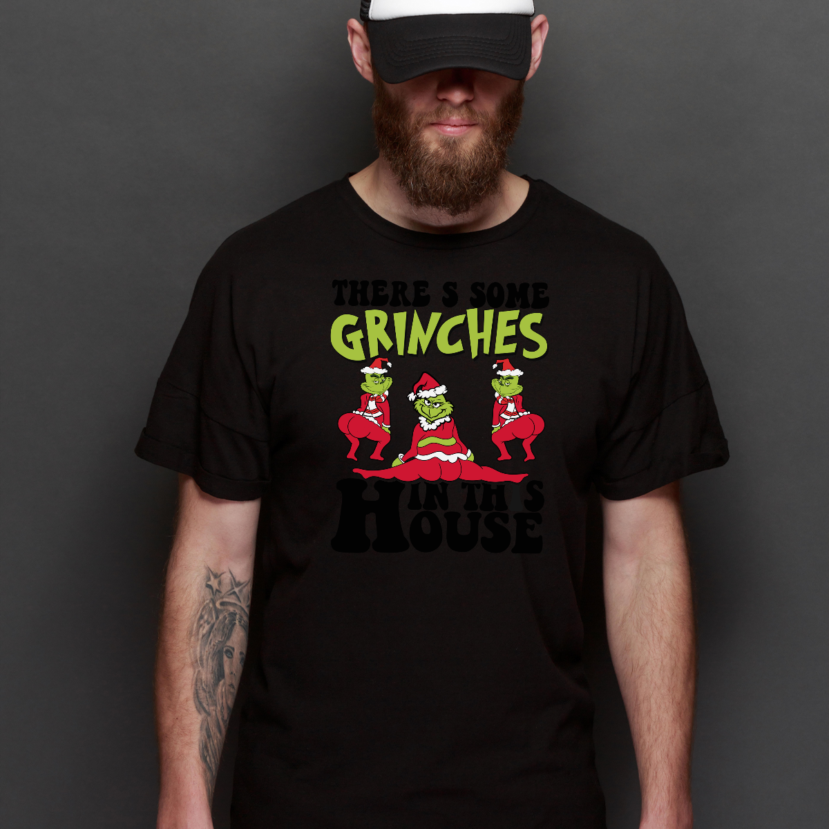 The Grinch Christmas V8 T-Shirt Cartoon Tee