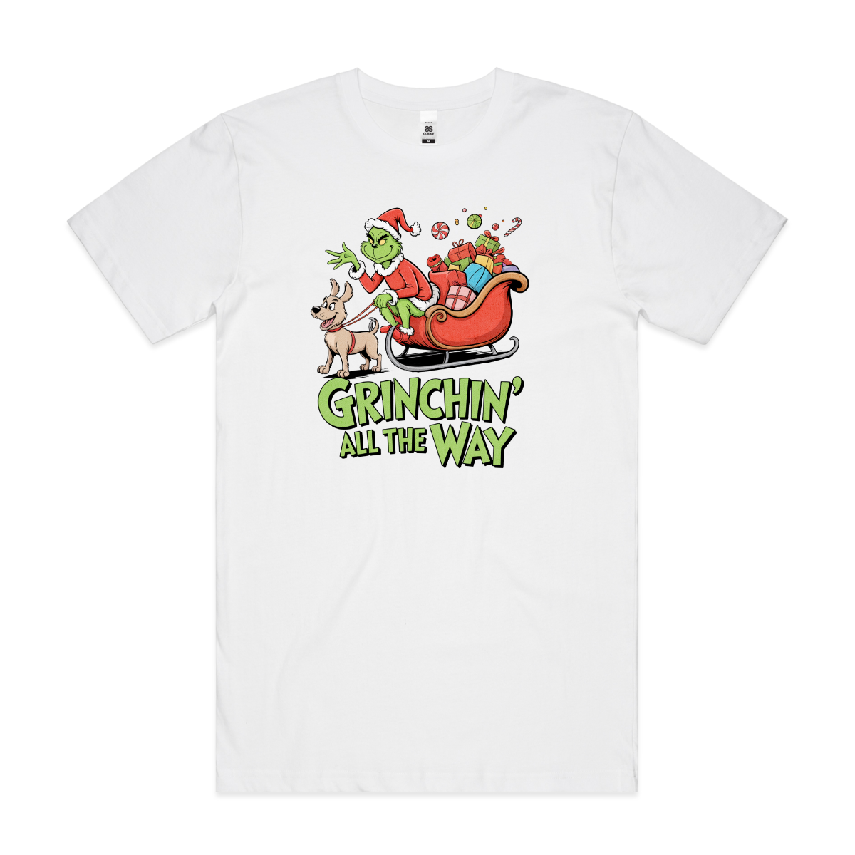 The Grinch Christmas V7 T-Shirt Cartoon Tee