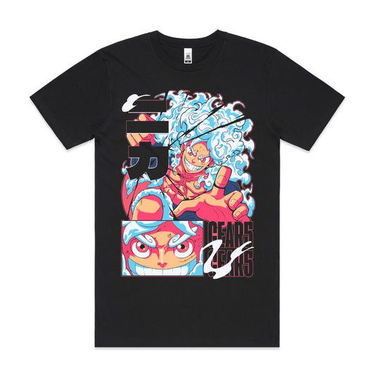 One Piece Luffy Gear 5 Ver5 T-shirt Japanese Anime Tee
