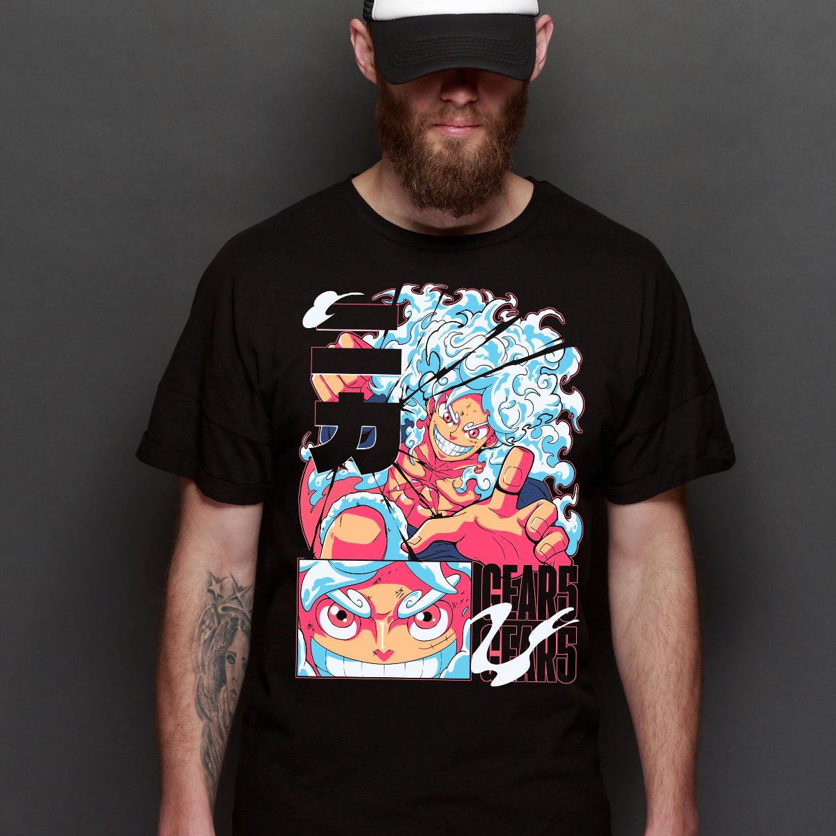 One Piece Luffy Gear 5 Ver5 T-shirt Japanese Anime Tee