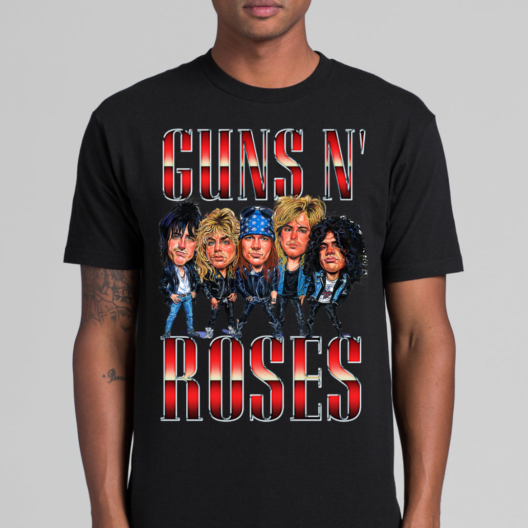 Guns N' Roses T-shirt Artist Family Music Rock and Roll Tee