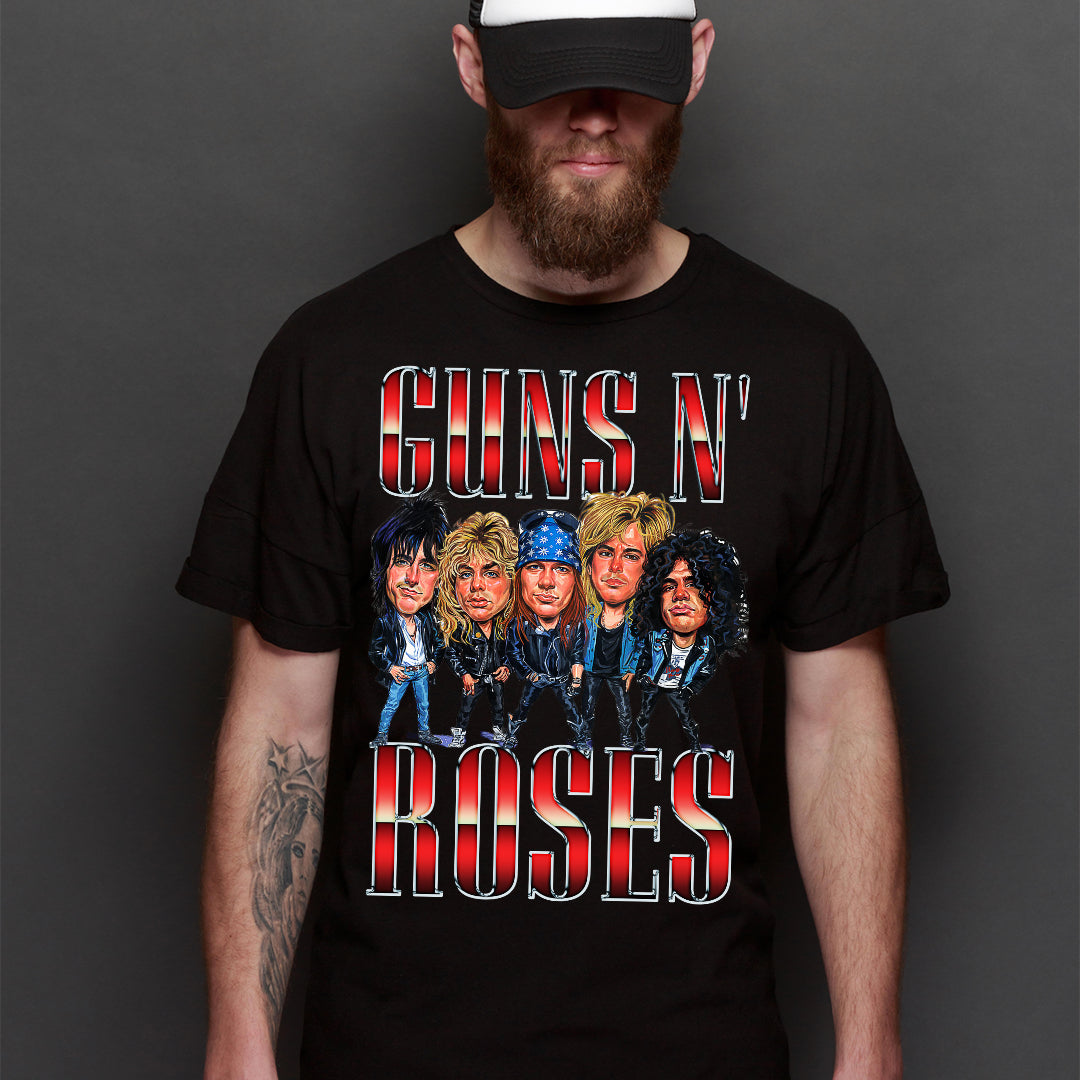 Guns N' Roses T-shirt Artist Family Music Rock and Roll Tee