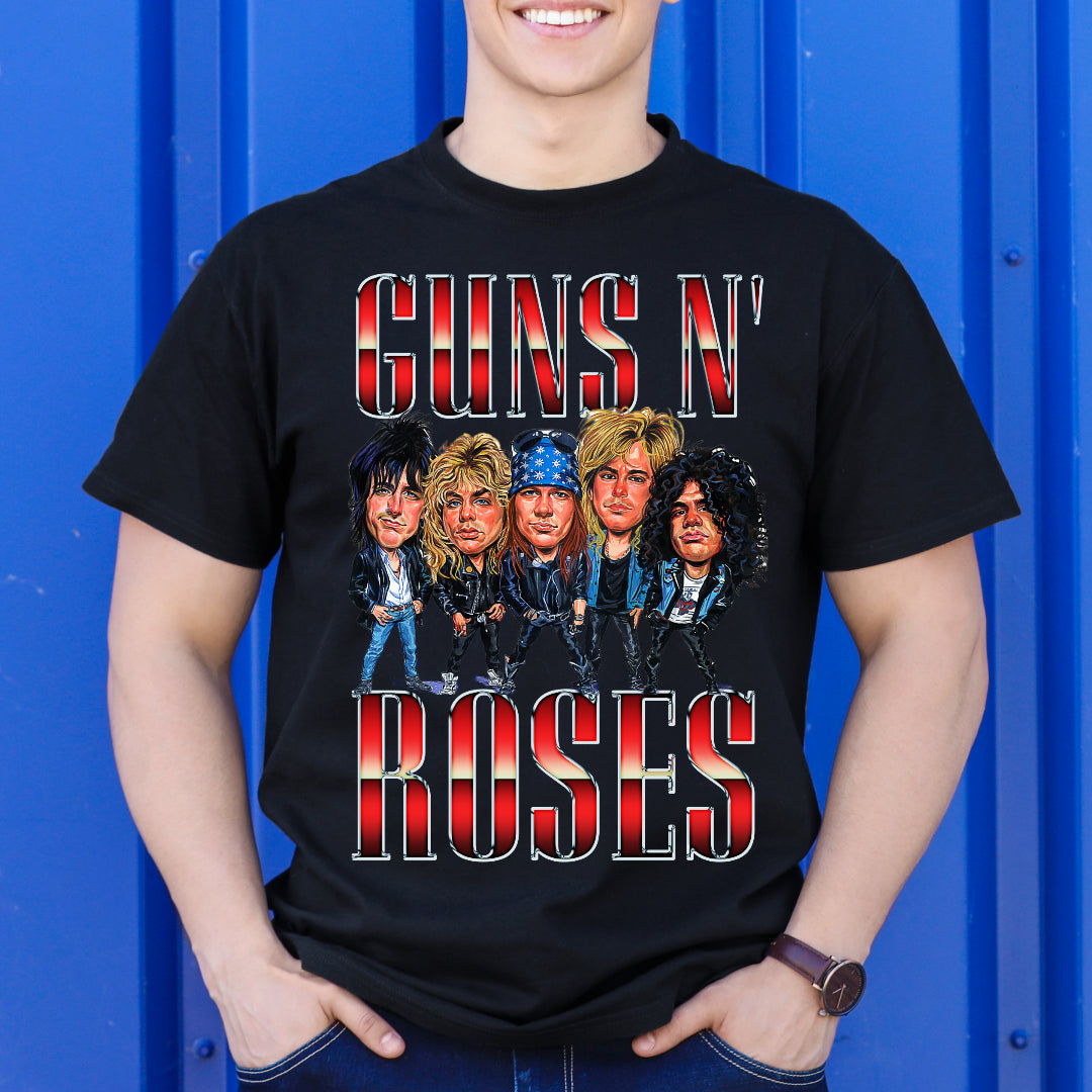 Guns N' Roses T-shirt Artist Family Music Rock and Roll Tee