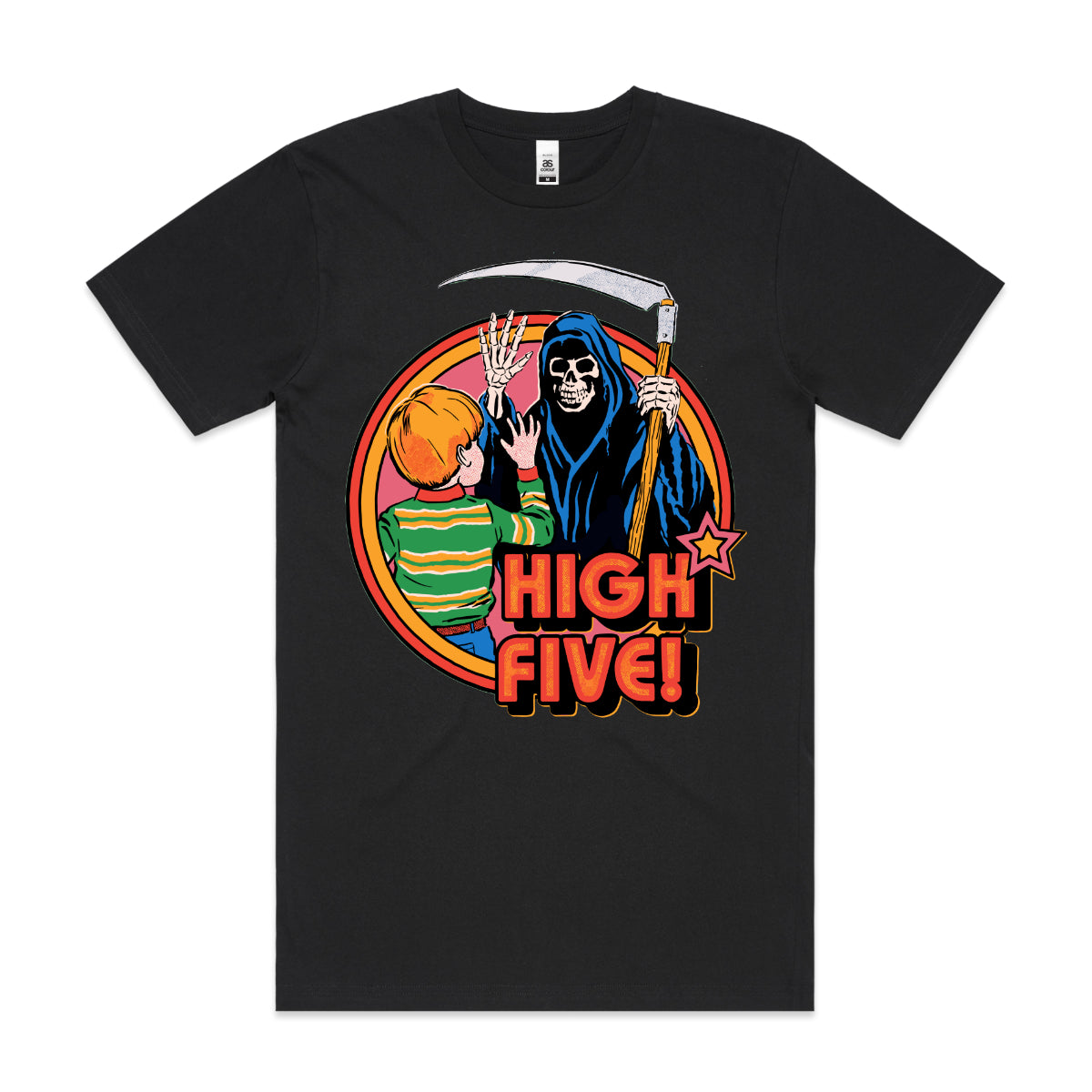 High Five! T-shirt Funny Cartoon Tee