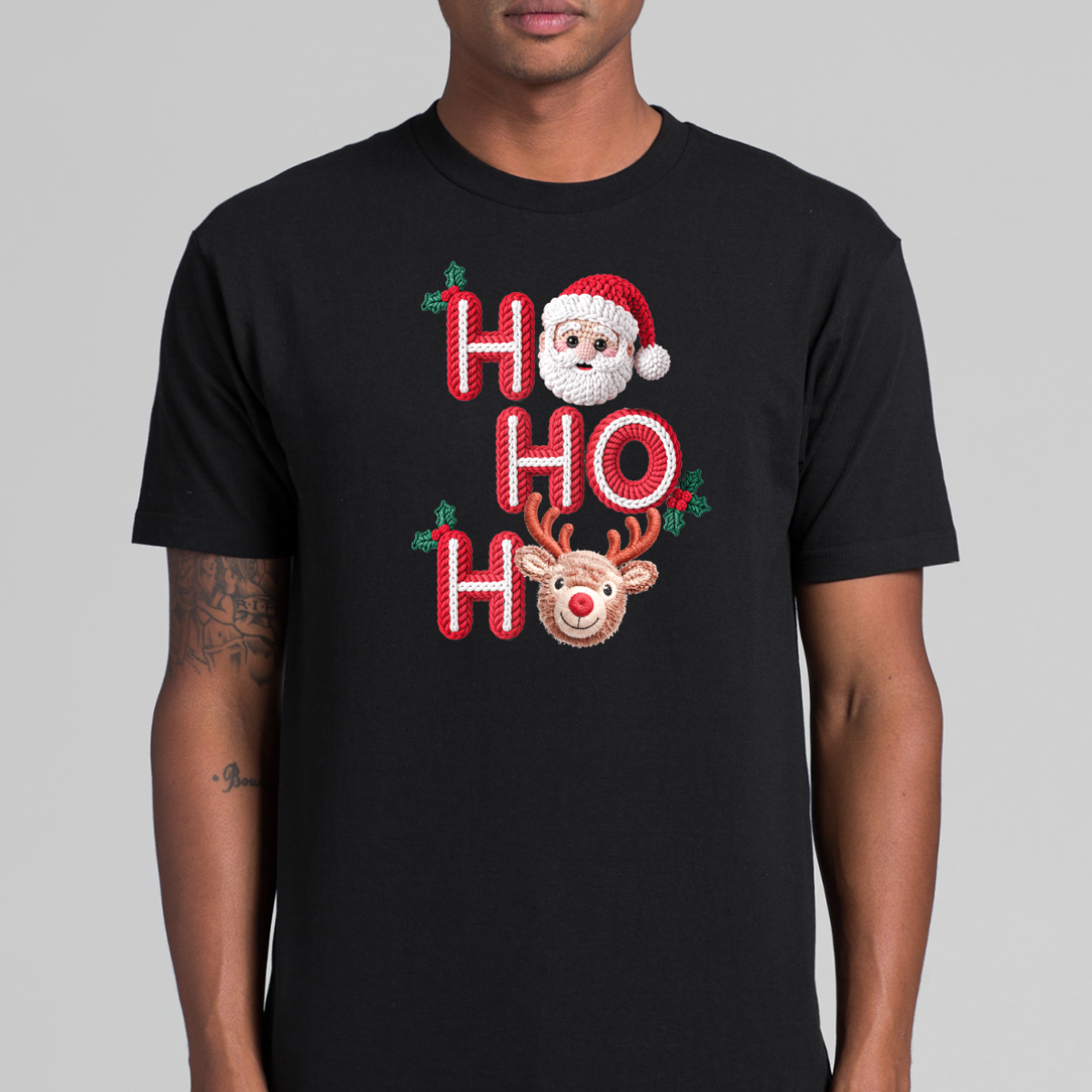 Santa Claus Christmas V4 T-Shirt Cartoon Tee