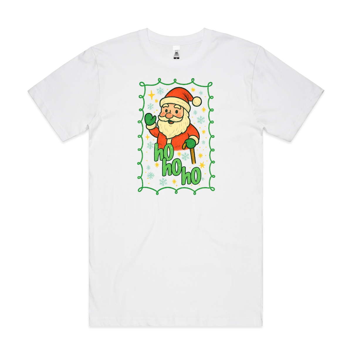 Santa Claus Christmas V5 T-Shirt Cartoon Tee