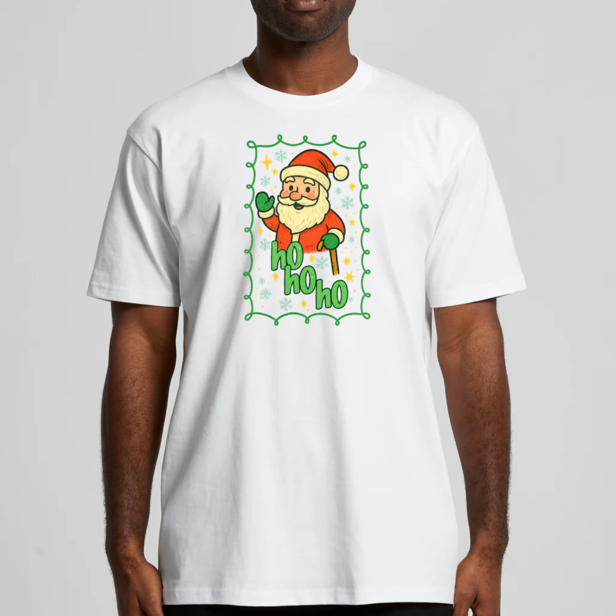 Santa Claus Christmas V5 T-Shirt Cartoon Tee